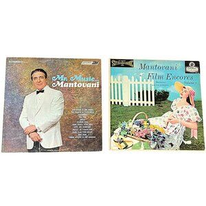 Lot of 2 Mantovani LPs: Mr. Music...Mantovani & Mantovani Film Encores Volume 1